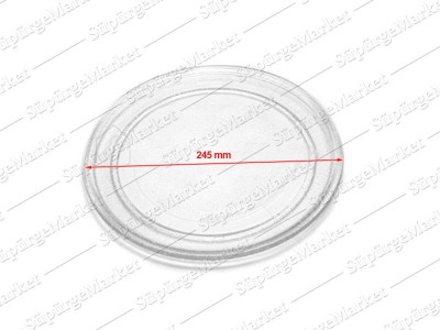 Mikrodalga Fırın Universal Cam Tepsi - 245mm