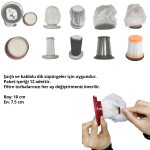 AHV 07 Süpürge Filtre Koruyucu - 12 Adet